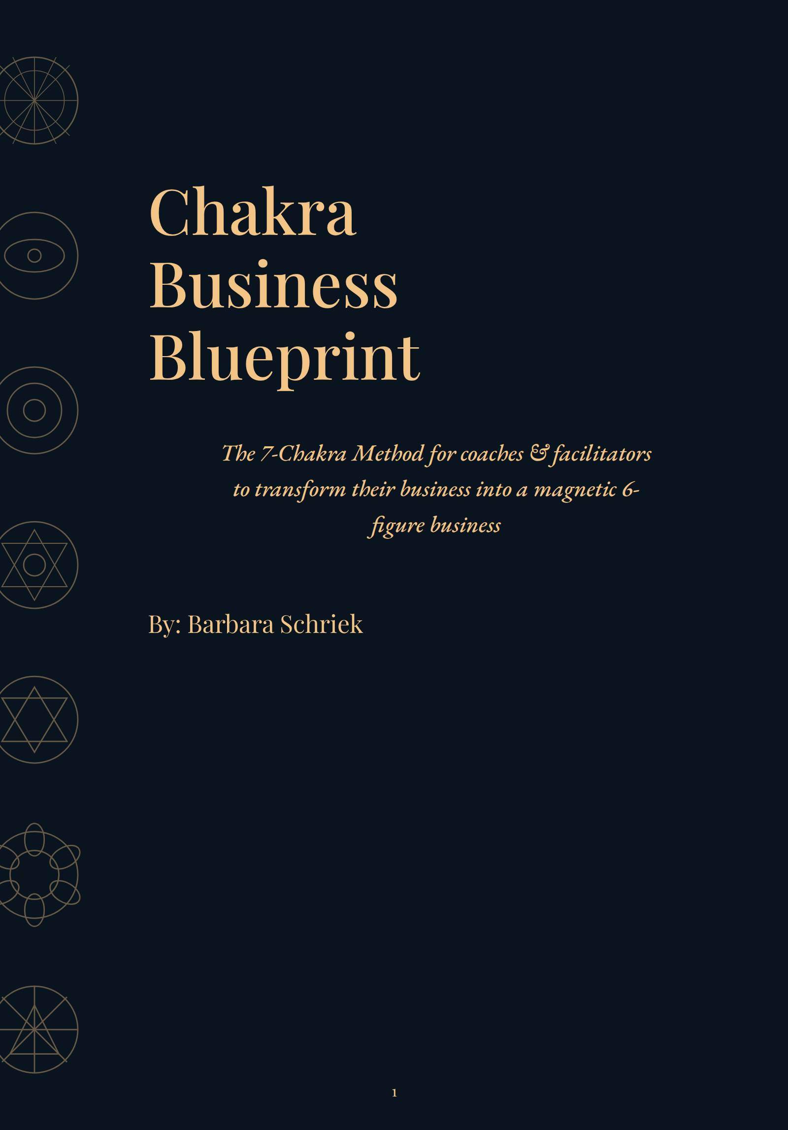 Chakra Business Blueprint book cover