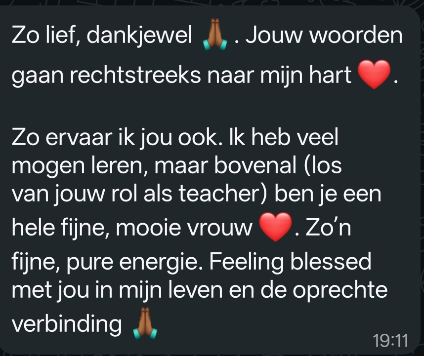 Ervaring van een deelnemer